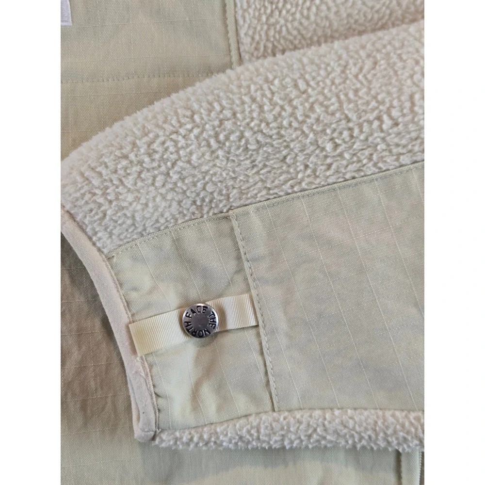 The‎ North Face Ripstop Denali Jacket Mens Medium Beige NF0A86ZU Fleece Full Zip
